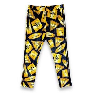 Jeremy Scott x Adidas Gold Plaque Kingsman Track Pants Men's Large $250 Retail